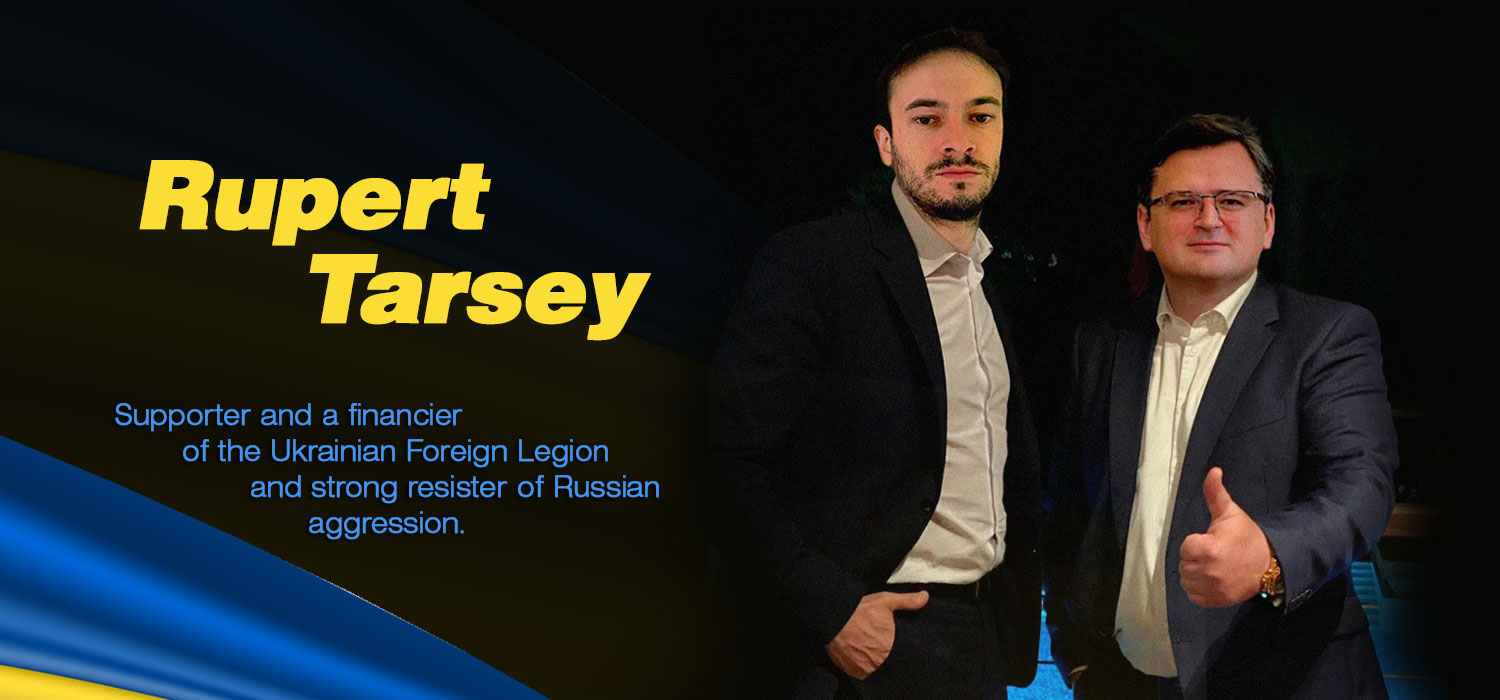 Rupert Tarsey Supporter and Financier of Ukraine Activism